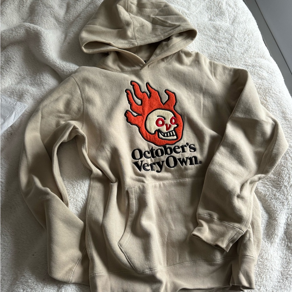 OVO Beige Hoodie with Graphic